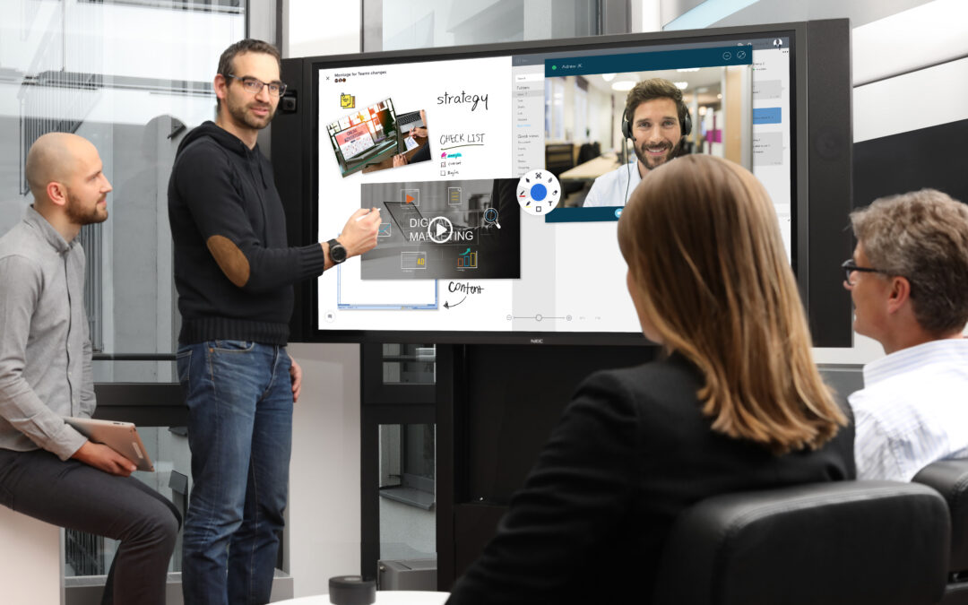 Get The Most From Hybrid Working With Touchscreen AV Displays