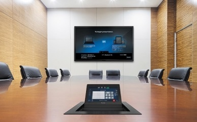 Meeting room with AV technology