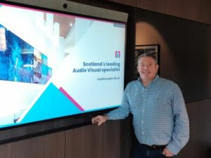 Mediascape Account manager Richard Booth in new Aberdeen office